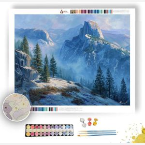 YOSEMITE HALF DOME DAYBREAK - Paint by Numbers Full Kit