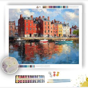 BOSTON HARBOR BRICKFRONT - Paint by Numbers Full Kit