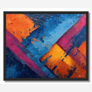 COLOR BREAK PATH - FRAMED