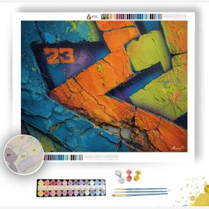 BRIGHT BLOCK LETTERS - Paint by Numbers Full Kit