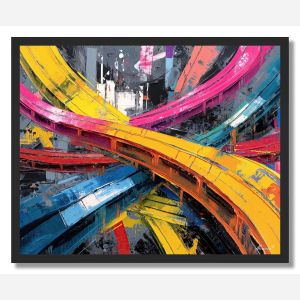 METRO LINE CHAOS - FRAMED