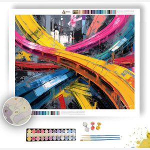 METRO LINE CHAOS - Paint by Numbers Full Kit