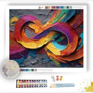 FREEFORM STREET MOTION - Paint by Numbers Full Kit