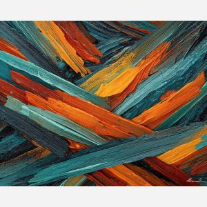 twisting graffiti, orange teal black lines, fast urban art, layered motion spray, energetic wall design