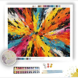 SPRAY POP COLLISION - Paint by Numbers Full Kit
