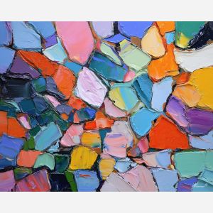 graffiti mosaic, tiled spray fragments, colorful urban art, abstract street tiles, layered graffiti pieces