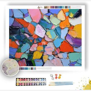 STREET MOSAIC COLOR - Paint by Numbers Full Kit