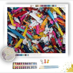 GRAFFITI SHATTER FIELD - Paint by Numbers Full Kit