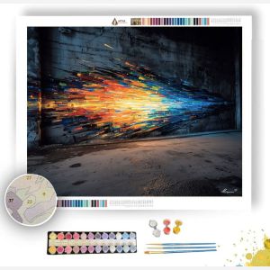 NEON WALL BURST - Paint by Numbers Full Kit