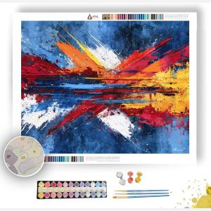 VELOCITY COLOR RUN - Paint by Numbers Full Kit