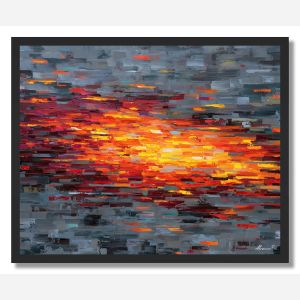 URBAN FIRE STREAK - FRAMED