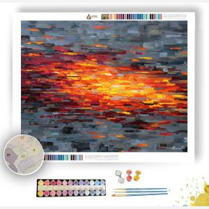 URBAN FIRE STREAK - Paint by Numbers Full Kit