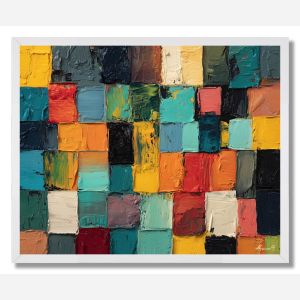 COLOR GRID TAG - FRAMED