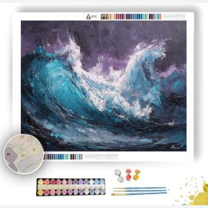 SPRAY WAVE MOTION - Paint by Numbers Full Kit