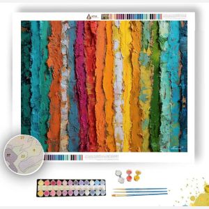 WALL OF RISING COLORS - Paint by Numbers Full Kit