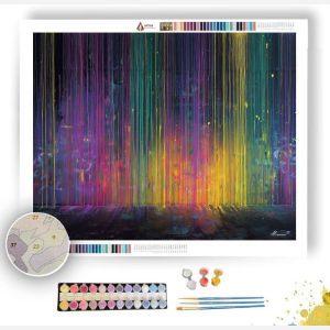 NEON RAINFALL - Paint by Numbers Full Kit