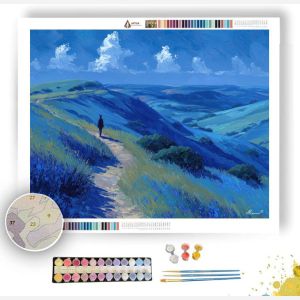 CAPE OF BLUE HILLS - Paint by Numbers Full Kit