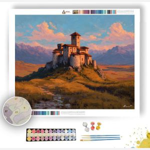 HILLTOP FORTRESS - Paint by Numbers Full Kit