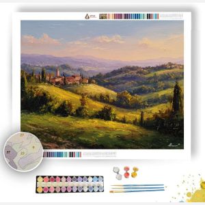 HILLS OF EVENING PRAYER - Paint by Numbers Full Kit