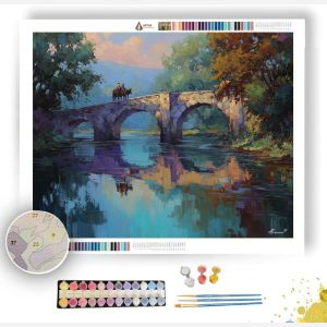 STONE BRIDGE CROSSING - Paint by Numbers Full Kit