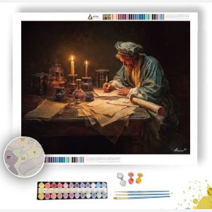 SILENT SCRIBE - Paint by Numbers Full Kit