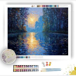 SUN ON THE WATER - Paint by Numbers Full Kit