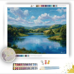 LAKE OF QUIET SKY - Paint by Numbers Full Kit