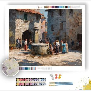 WELL IN THE SQUARE - Paint by Numbers Full Kit