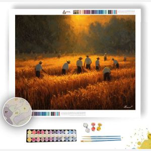 GOLDEN HARVEST FIELD - Paint by Numbers Full Kit