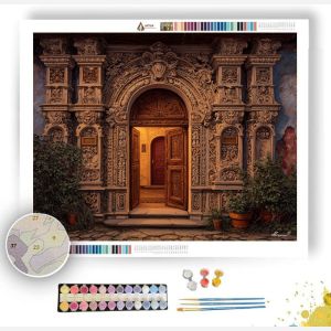 CARVED DOORWAY - Paint by Numbers Full Kit
