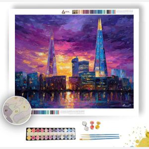 SHARD SKYLINE TWILIGHT - Paint by Numbers Full Kit