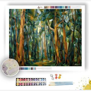 SHATTERED FOREST GLADE - Paint by Numbers Full Kit