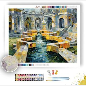 BROKEN CITY FOUNTAIN - Paint by Numbers Full Kit