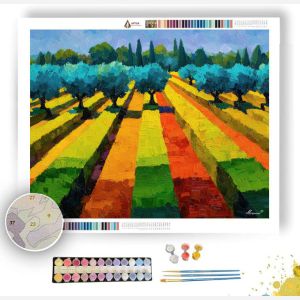 CUBIST ORCHARD GRID - Paint by Numbers Full Kit