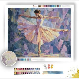 CUBIST BALLET STUDY - Paint by Numbers Full Kit