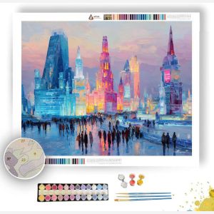 HARBIN ICE CITY GLOW - Paint by Numbers Full Kit