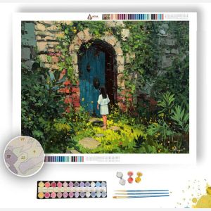 HIDDEN GARDEN GATE - Paint by Numbers Full Kit