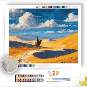 DESERT CARAVAN ROAD - Paint by Numbers Full Kit