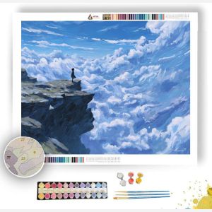 CLOUD SEA CLIFF - Paint by Numbers Full Kit