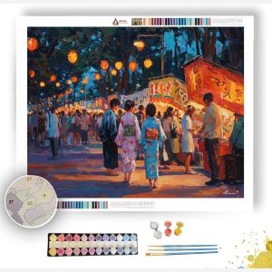 SUMMER FESTIVAL LIGHTS - Paint by Numbers Full Kit