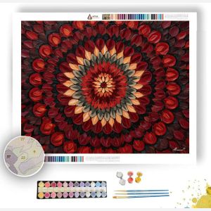 DESERT BLOOM MANDALA - Paint by Numbers Full Kit