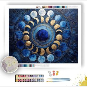 CELESTIAL MOON WHEEL - Paint by Numbers Full Kit