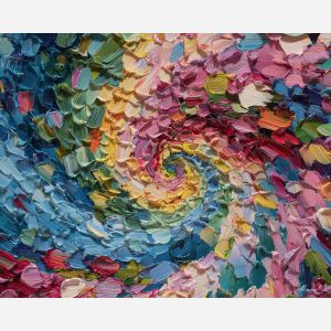 spiral mandala, floral geometry, blooming petal pattern, circular spiral art, layered flower symmetry