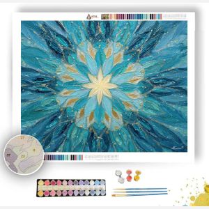 LUMINESCENT STAR MANDALA - Paint by Numbers Full Kit