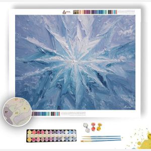 SNOWFLAKE STAR MANDALA - Paint by Numbers Full Kit
