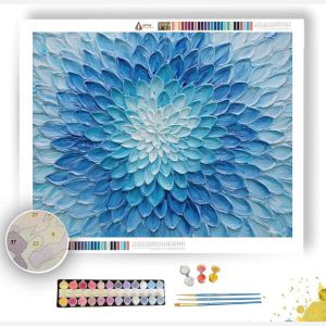 RAIN PETAL MANDALA - Paint by Numbers Full Kit