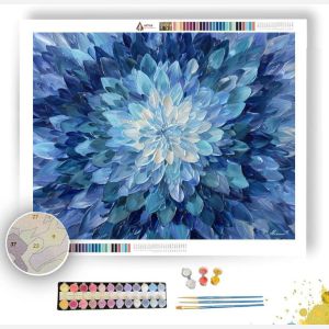 CRYSTAL BLOOM MANDALA - Paint by Numbers Full Kit