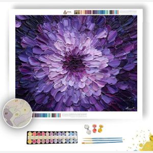PURPLE BLOOM WHEEL - Paint by Numbers Full Kit