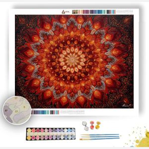 HEART OF FLAME - Paint by Numbers Full Kit