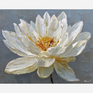 white lotus mandala, gold accent petals, soft white floral symmetry, elegant mandala design, delicate bloom art